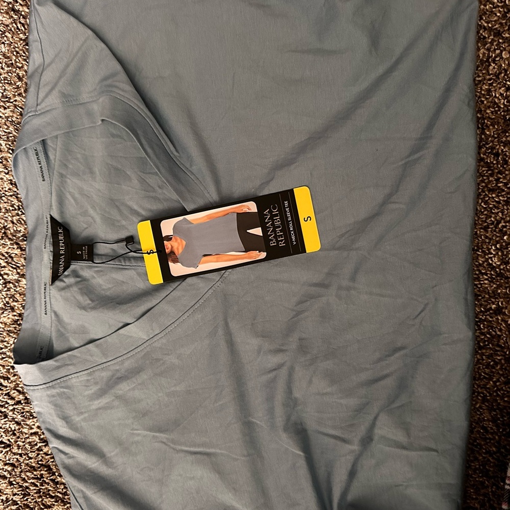 Gray V-Neck T-Shirt
